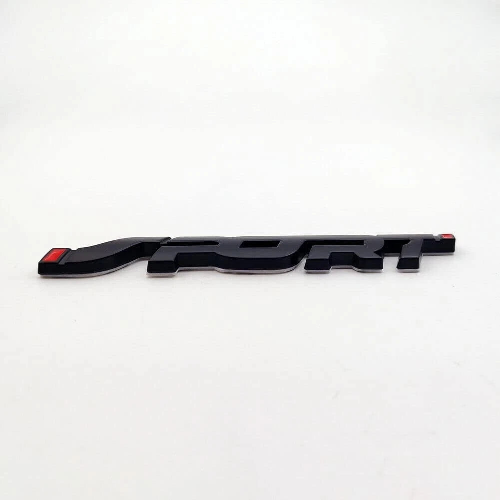 Pair Set Sport Logo Emblem Badge Sticker Car 3D Trunk Fender Accessories