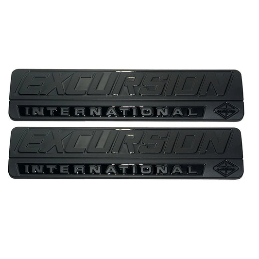 Black Front Fender Excursion International Emblem FIT 00-05 Excursion