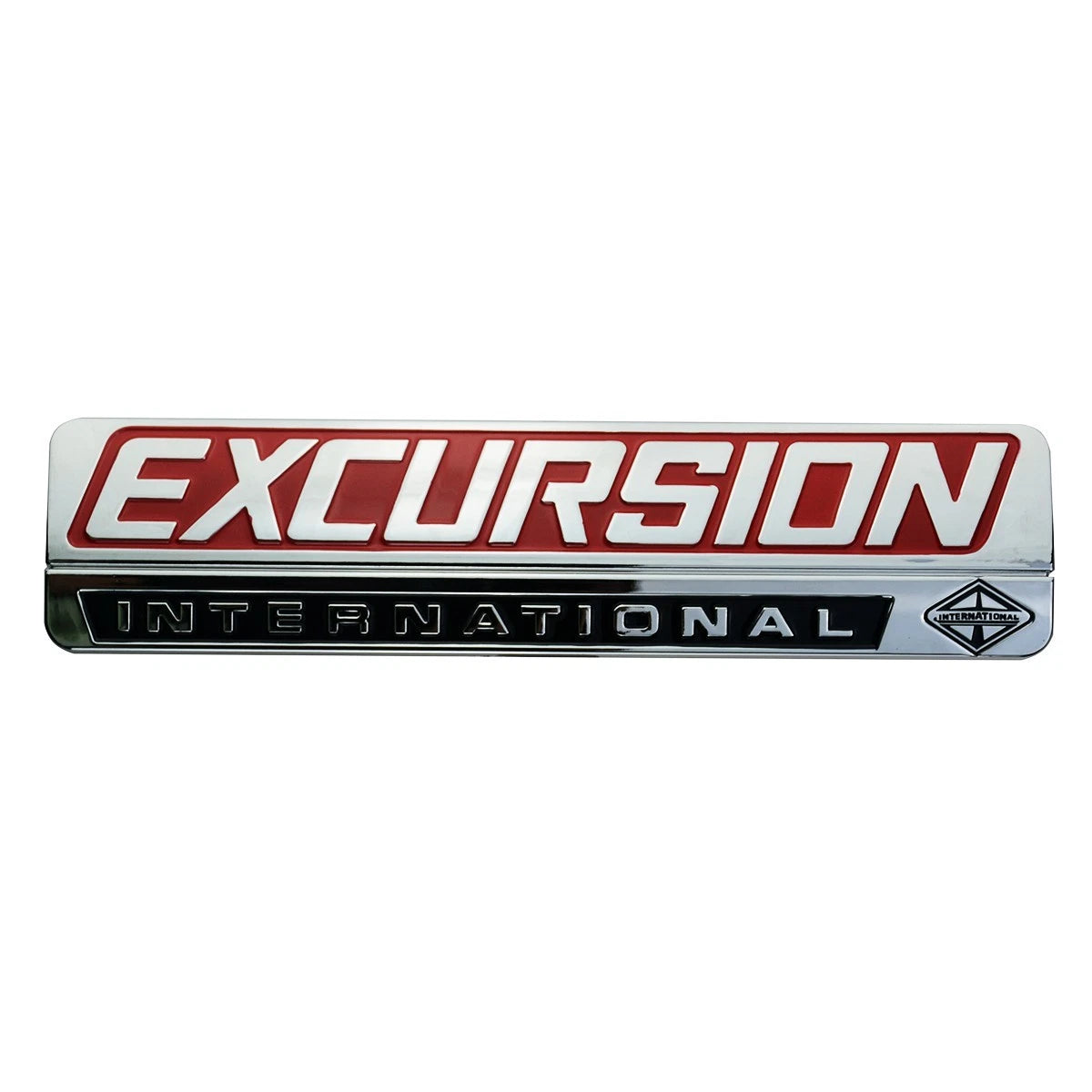 Chrome Red Front Fender Excursion International Emblem FIT 00-05 Excursion