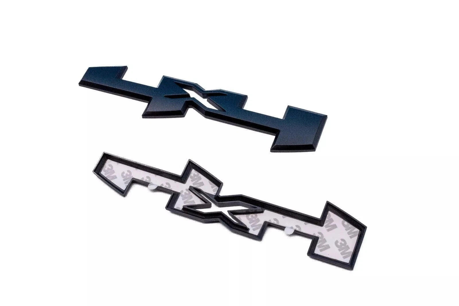 2PC 4X4 Overlay Emblems Fit for 19-24 Sierra 1500 2500HD 3500HD Matte Black