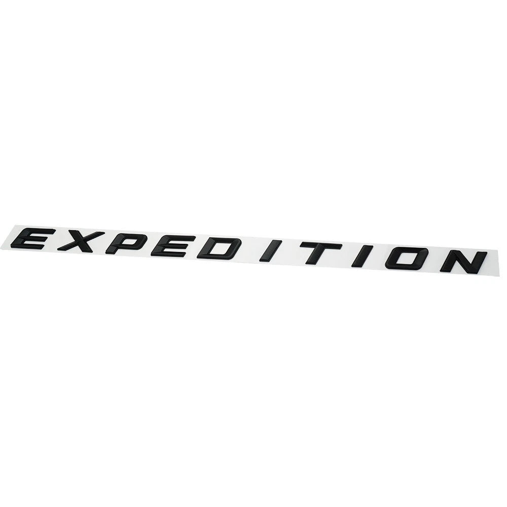 1Pc Matte Black Front Hood EXPEDITION Letters Emblem FIT 2018-2022 Expedition