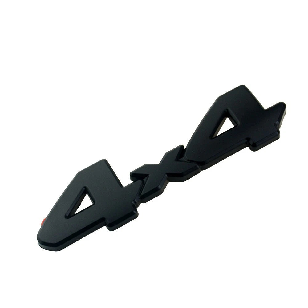 1PC Matte Black Rear 4X4 OVERLAY Emblems Badge Fit for Tacoma Tundra