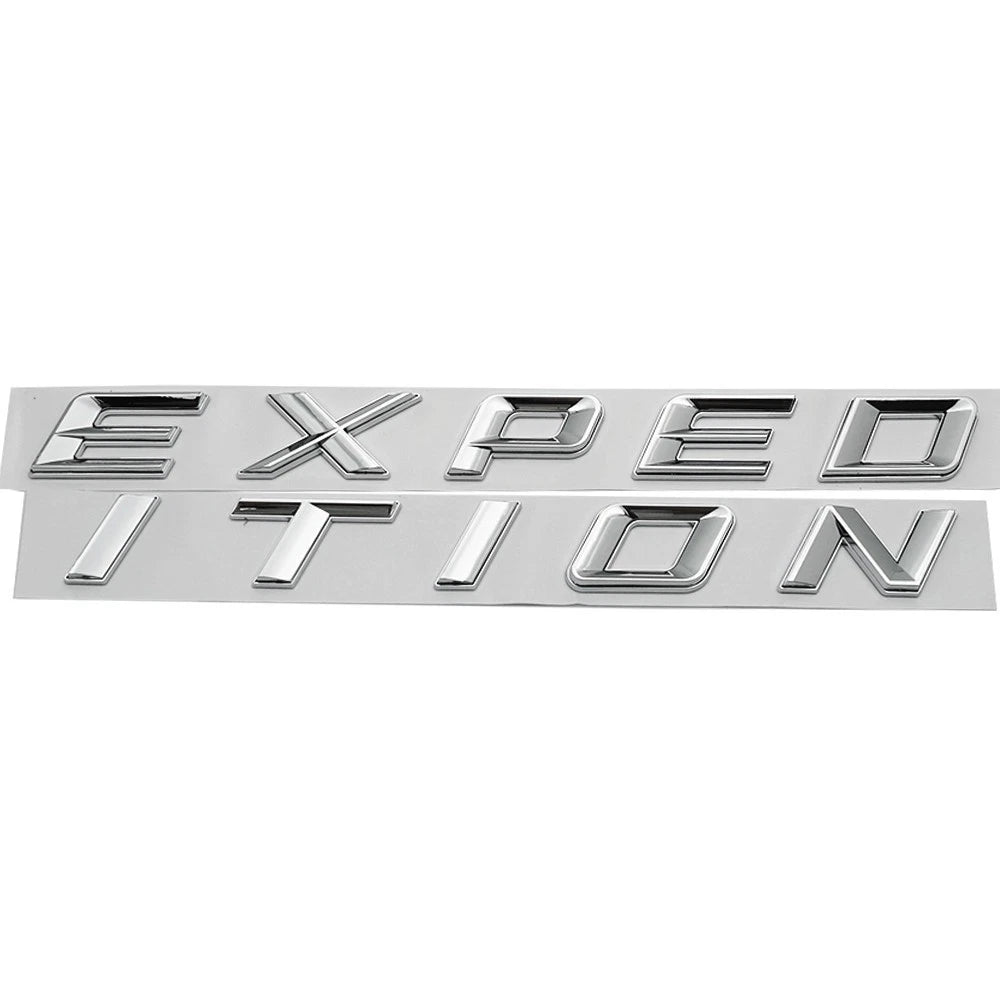 1Pc Chrome Front Hood EXPEDITION Letters Emblem FIT 2018-2022 Expedition