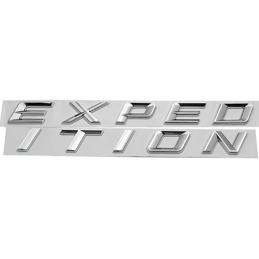 1Pc Chrome Front Hood EXPEDITION Letters Emblem FIT 2018-2022 Expedition