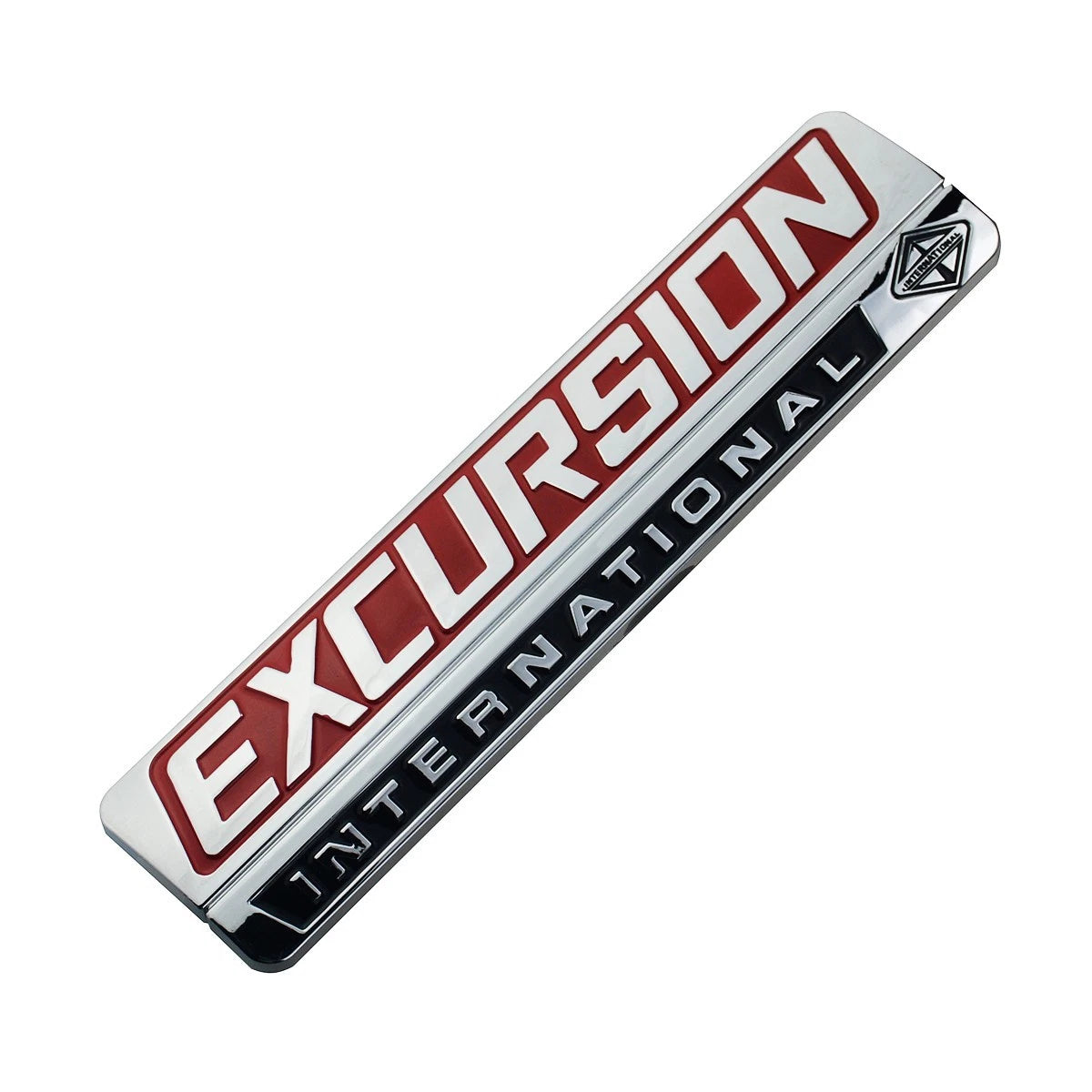 Chrome Red Front Fender Excursion International Emblem FIT 00-05 Excursion