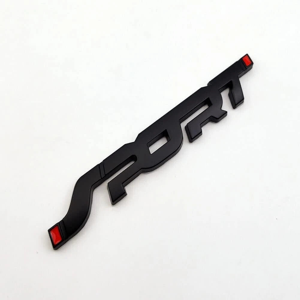 Pair Set Sport Logo Emblem Badge Sticker Car 3D Trunk Fender Accessories
