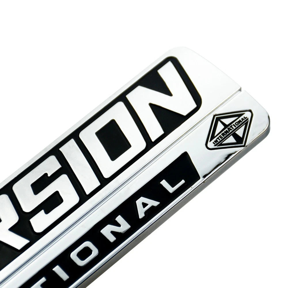 Chrome Black Front Fender Excursion International Emblem FIT 00-05 Excursion