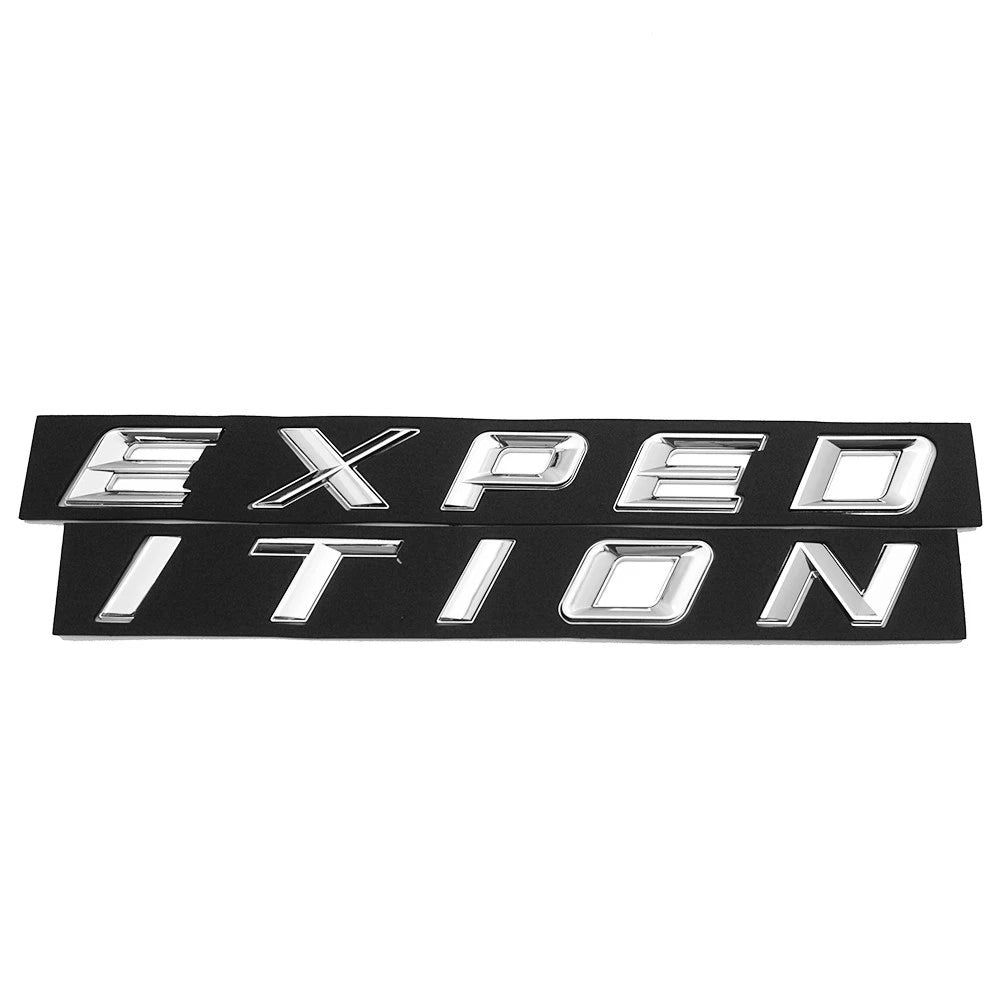 1Pc Chrome Front Hood EXPEDITION Letters Emblem FIT 2018-2022 Expedition