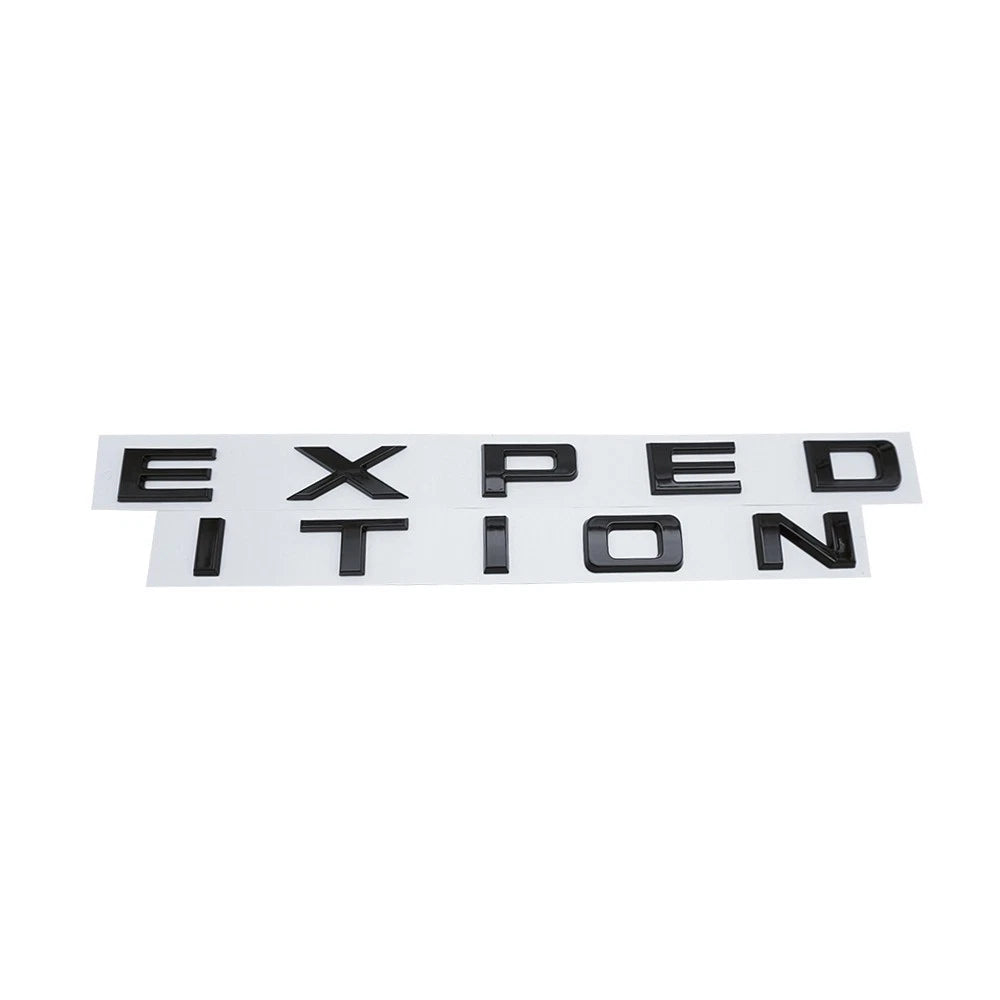 1Pc Gloss Black Tailgate EXPEDITION Letters Emblem FIT 2022-2024 Expedition