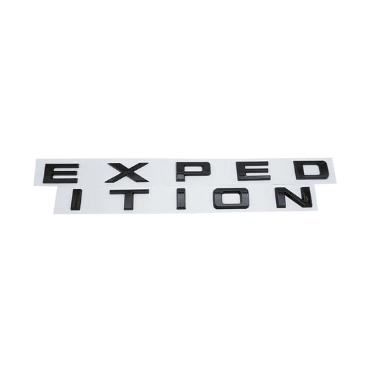 1Pc Gloss Black Tailgate EXPEDITION Letters Emblem FIT 2022-2024 Expedition