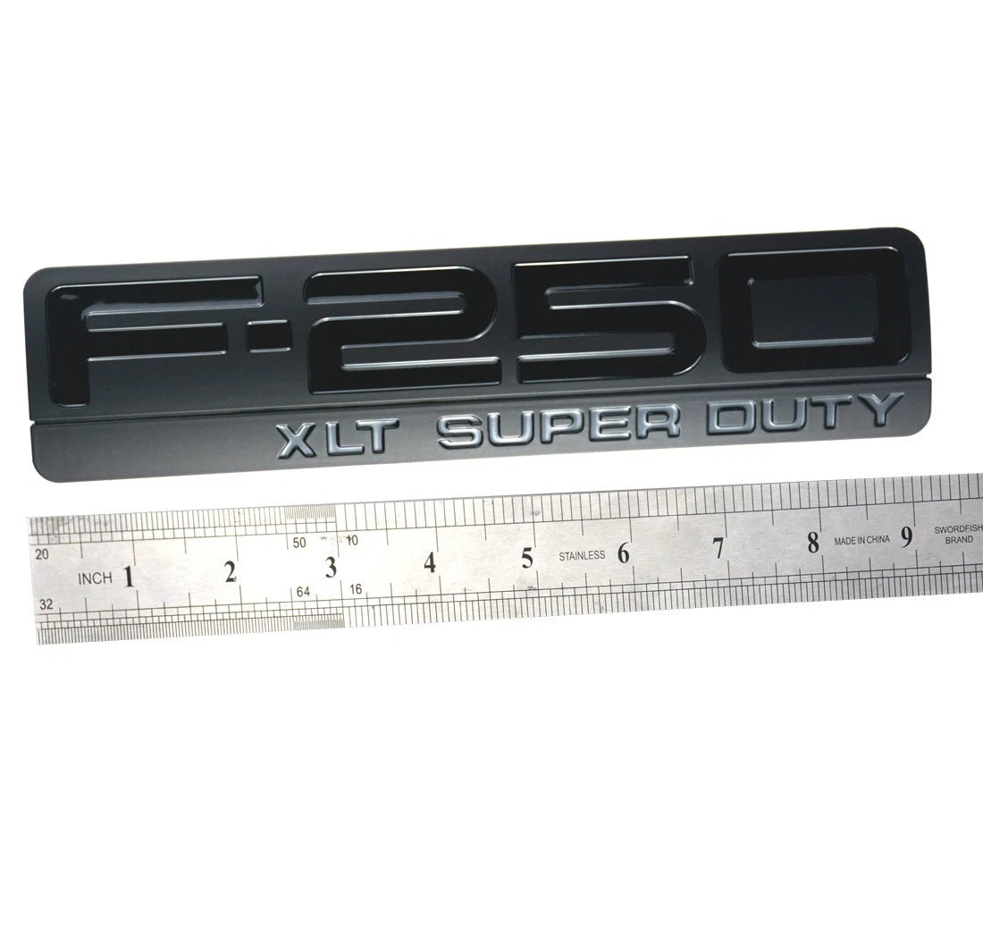 Fit for F250 XLT 2005-2007 Super Duty Emblem 3D Badge Ornament 1Pc