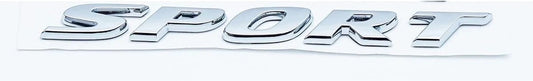 1PC Sport Rear Trunk Lid Letter Logo 3D Badge Emblem Nameplate (Silver)