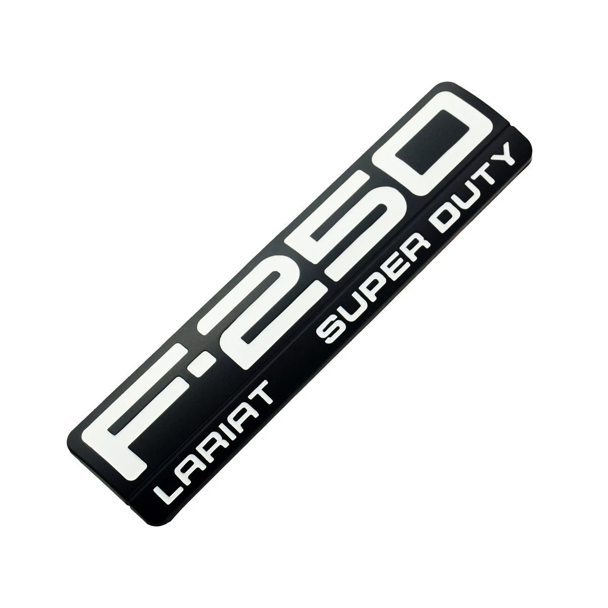 Fit for F250 Lariat 2005-2007 Super Duty Emblem 3D Badge WHITE BLACK 3pc