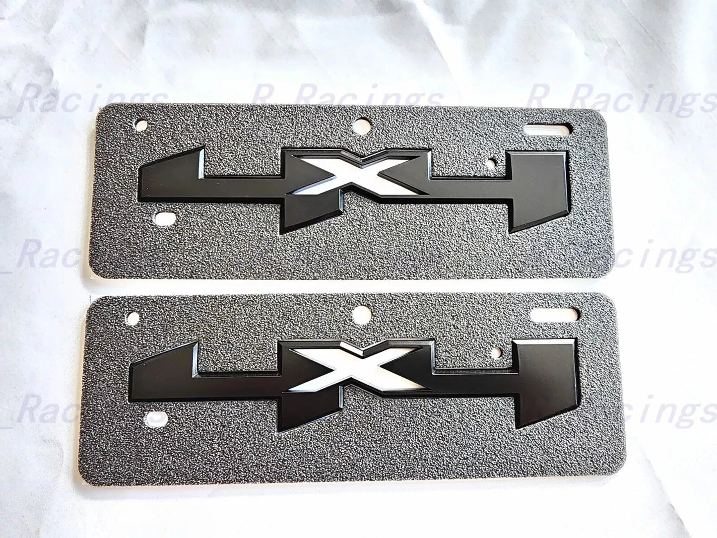 2PC 4X4 Emblems Fit for 2019-2024 Sierra 1500 2500HD 3500HD Matte Black
