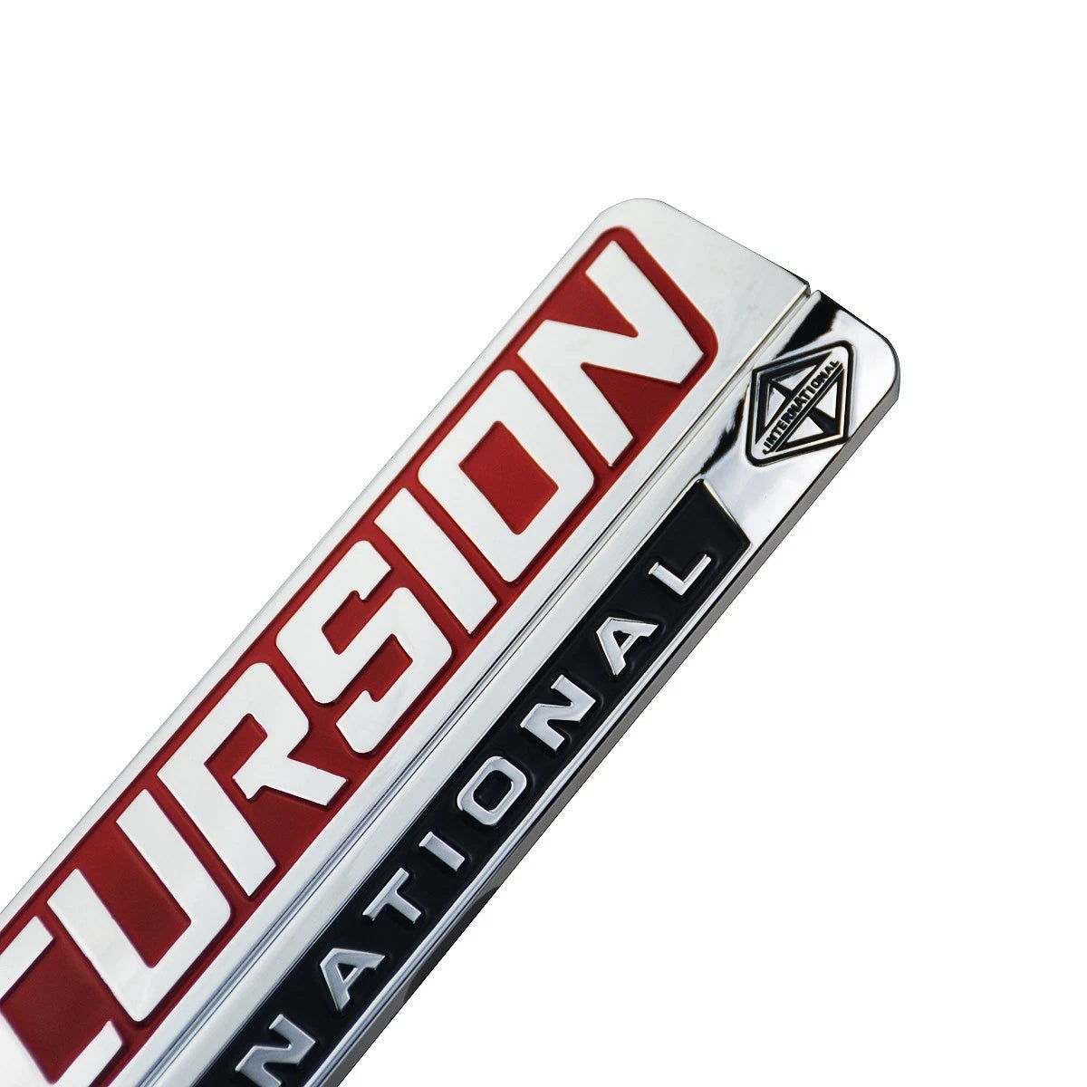 Chrome Red Front Fender Excursion International Emblem FIT 00-05 Excursion