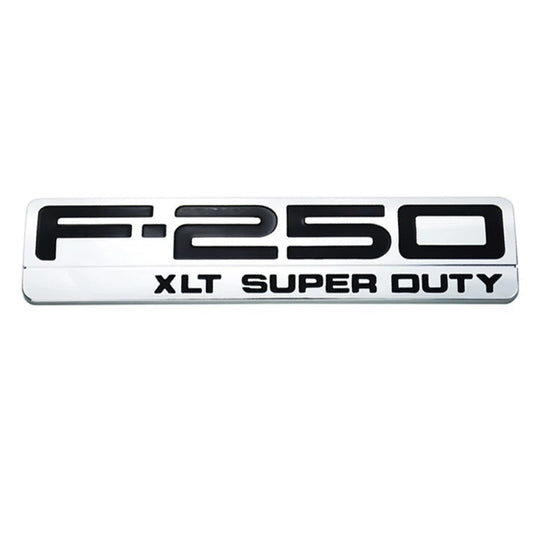 Fit for F250 XLT 2005-2007 Super Duty Emblem 3D Badge Ornament 1Pc