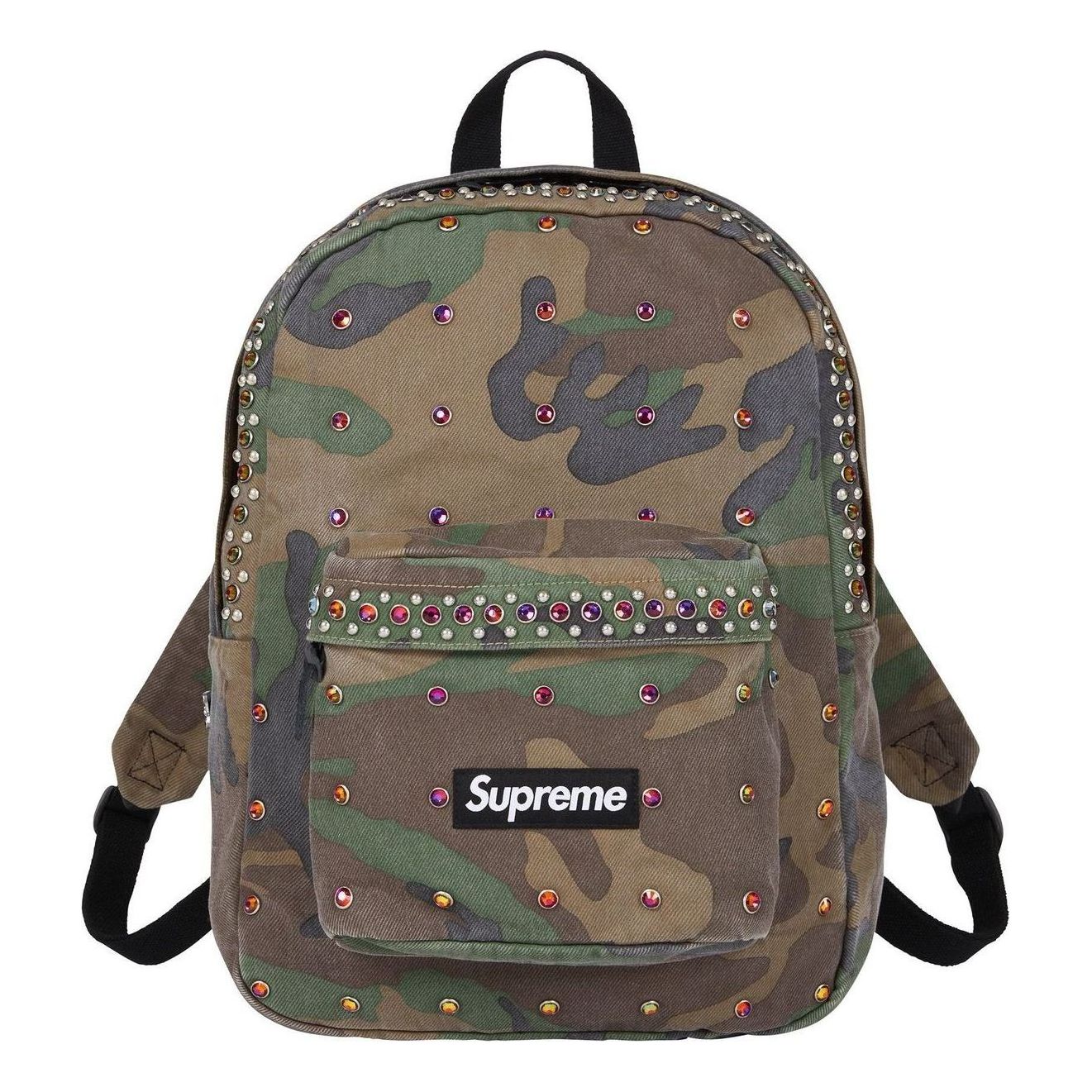 Supreme x B.B. Simon Denim Backpack SS25 'Woodland Camo' SS25B37-WOODLAND-CAMO