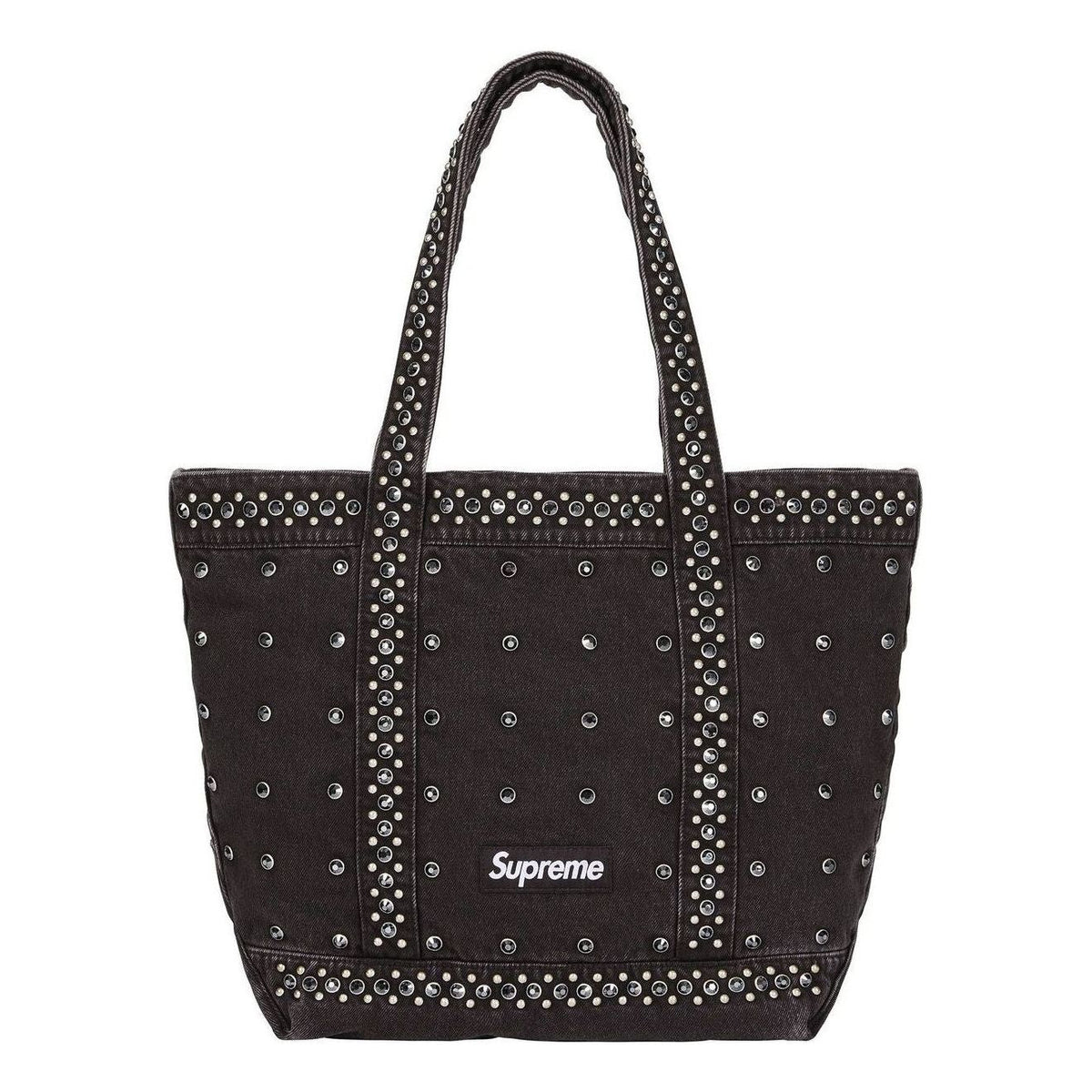 Supreme x B.B. Simon Denim Tote Bag 'Black' SS25B22-BLACK