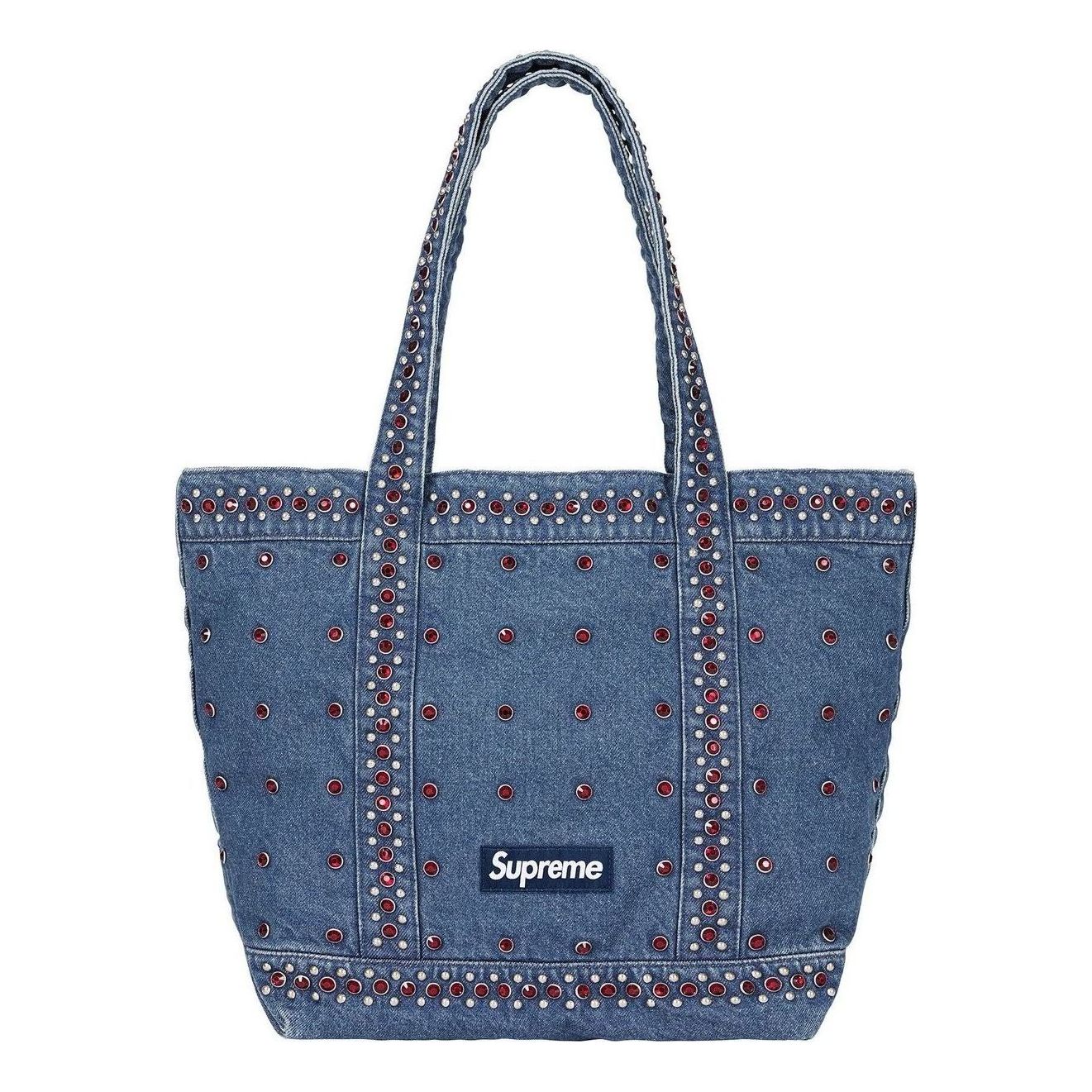 Supreme x B.B. Simon Denim Tote Bag SS25 'Washed Indigo' SS25B22-WASHED-INDIGO