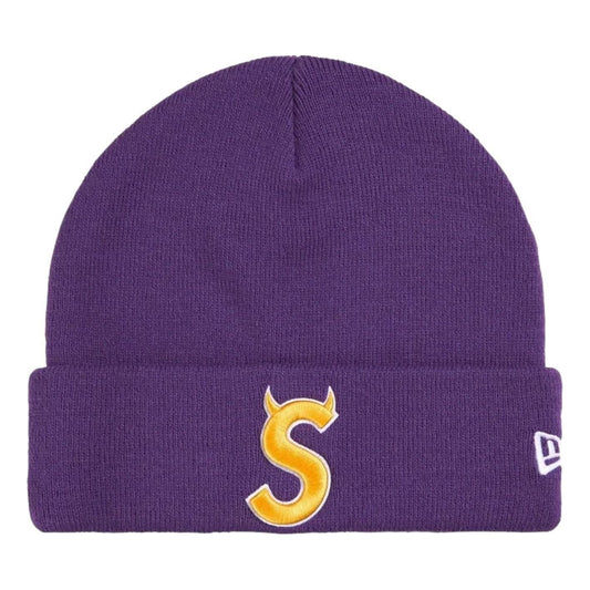 Supreme x New Era SS26 Devil S Logo Beanie 'Purple' SUP-SS26-1018-PUR