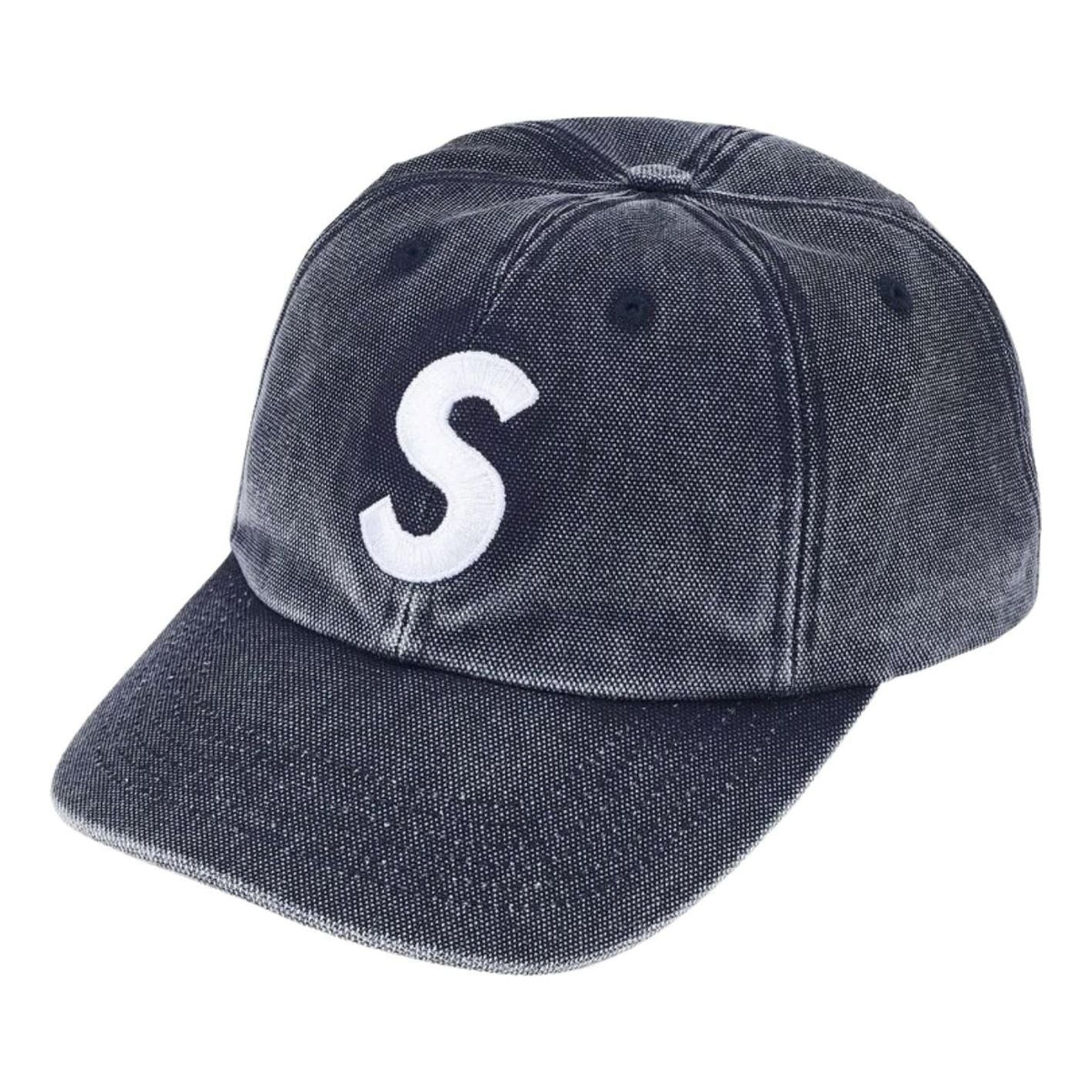 Supreme SS26 Pigment Coated S Logo 6-Panel 'Navy' SUP-SS26-1019-NAV