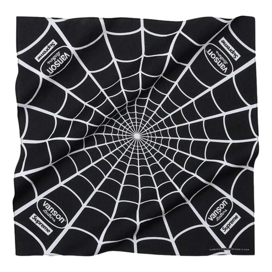 Supreme x Vanson Leathers SS26 Spider-Man Bandana 'Black' SUP-SS26-2010-BLK