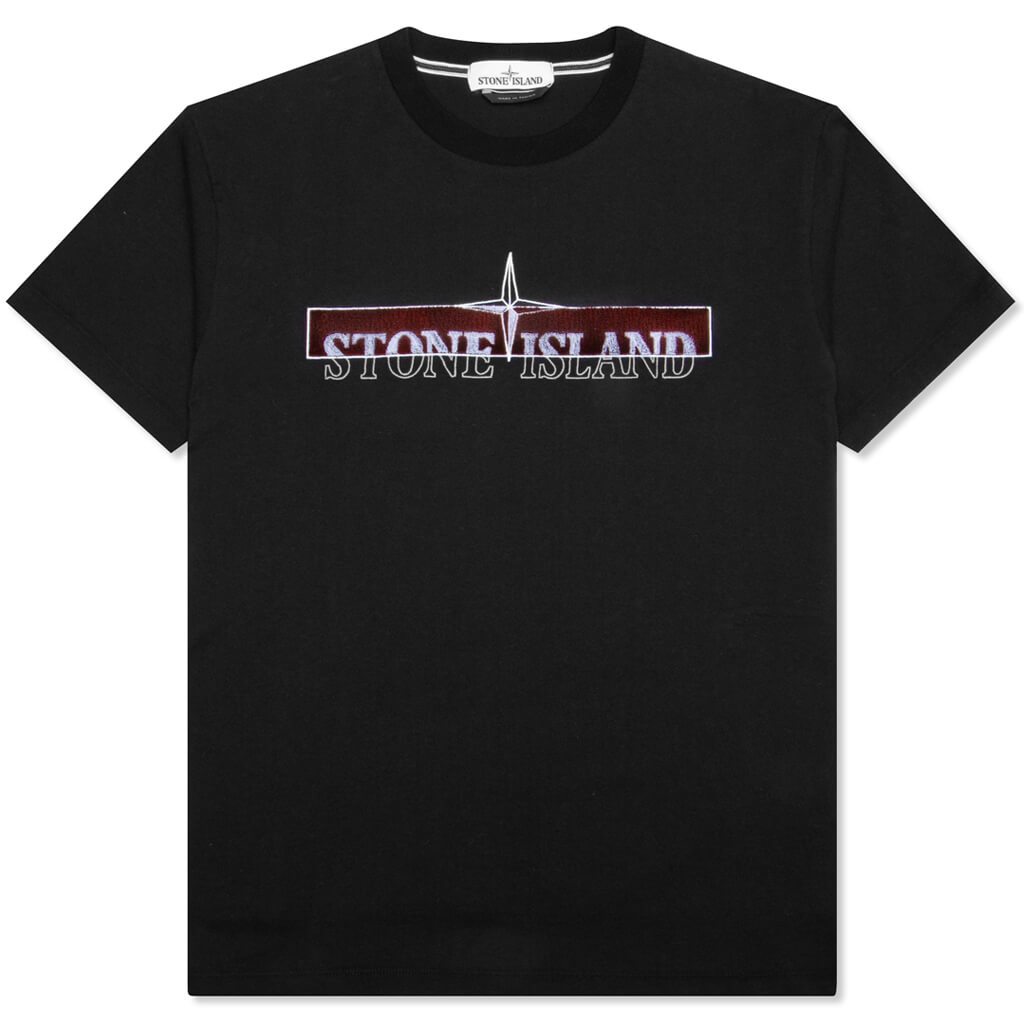 3D Thread Institutional S/S T-Shirt - Black