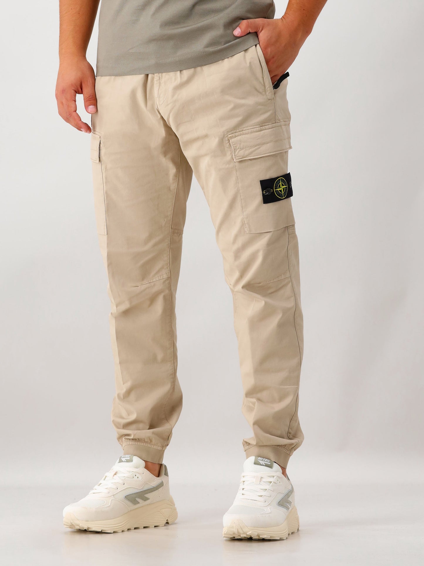 Stone Island Cargobroek Beige