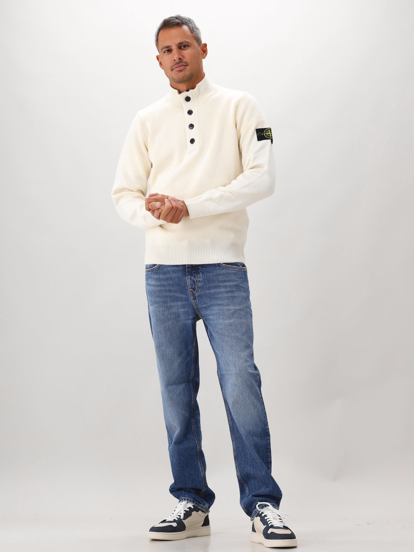 Stone Island Gebreide Trui Beige