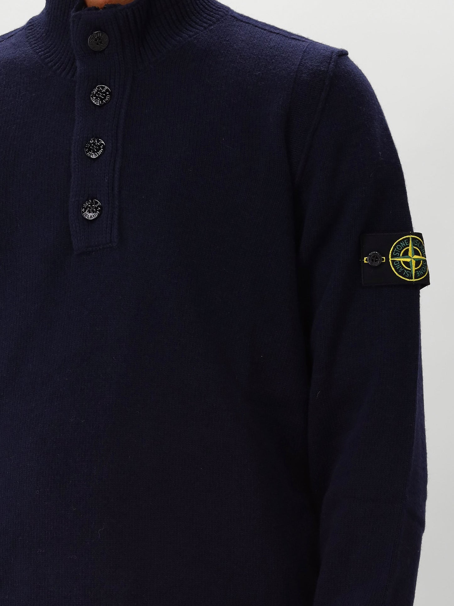 Stone Island Gebreide Trui Blauw