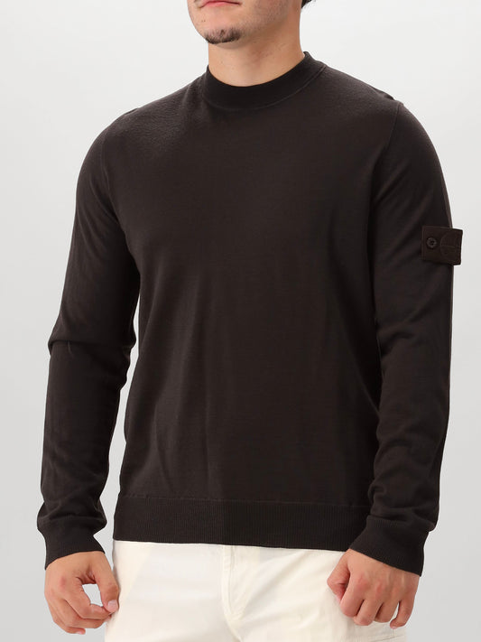 Stone Island Gebreide Trui Bruin Ghost
