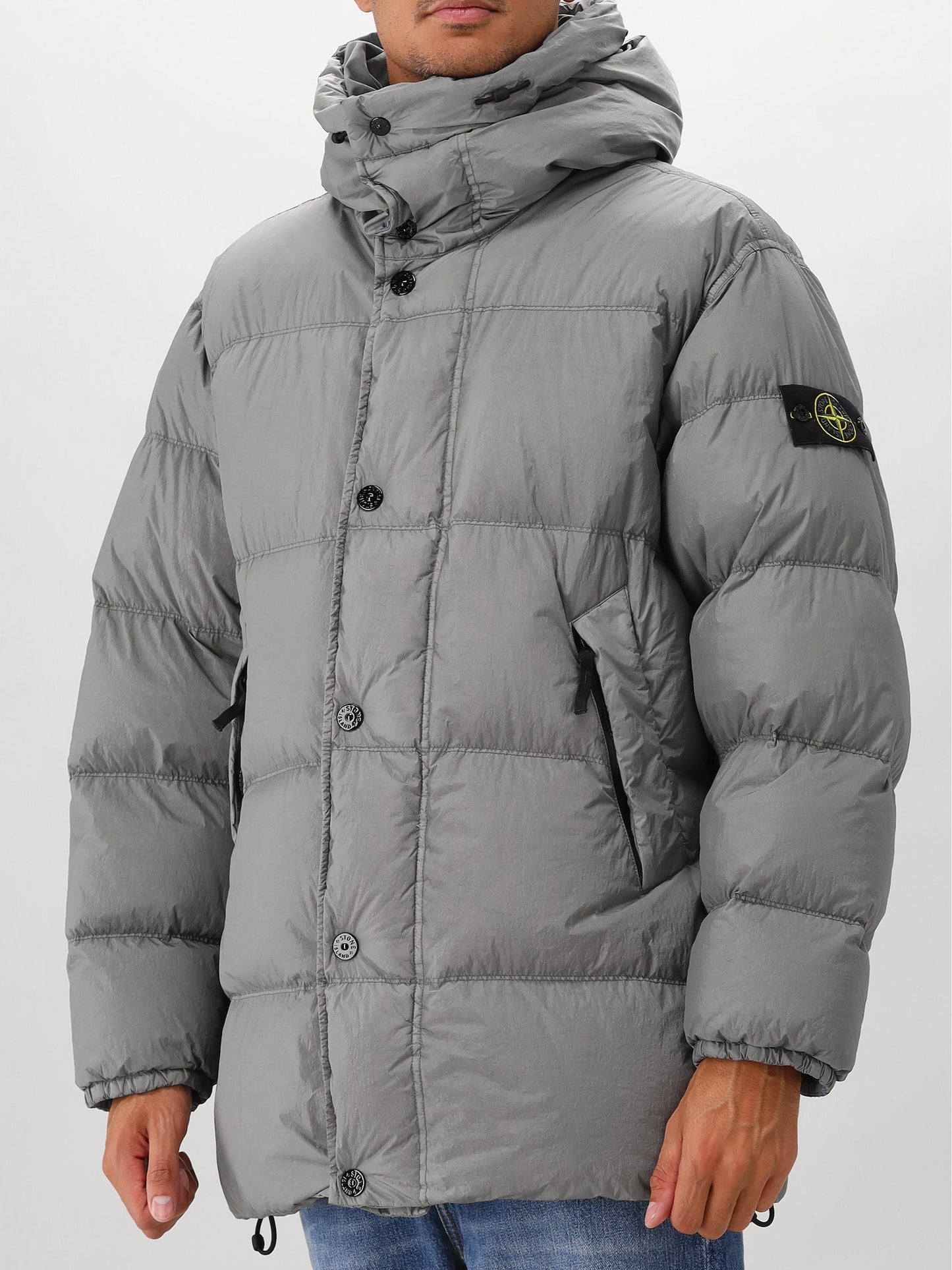 Stone Island Donsjas Grijs