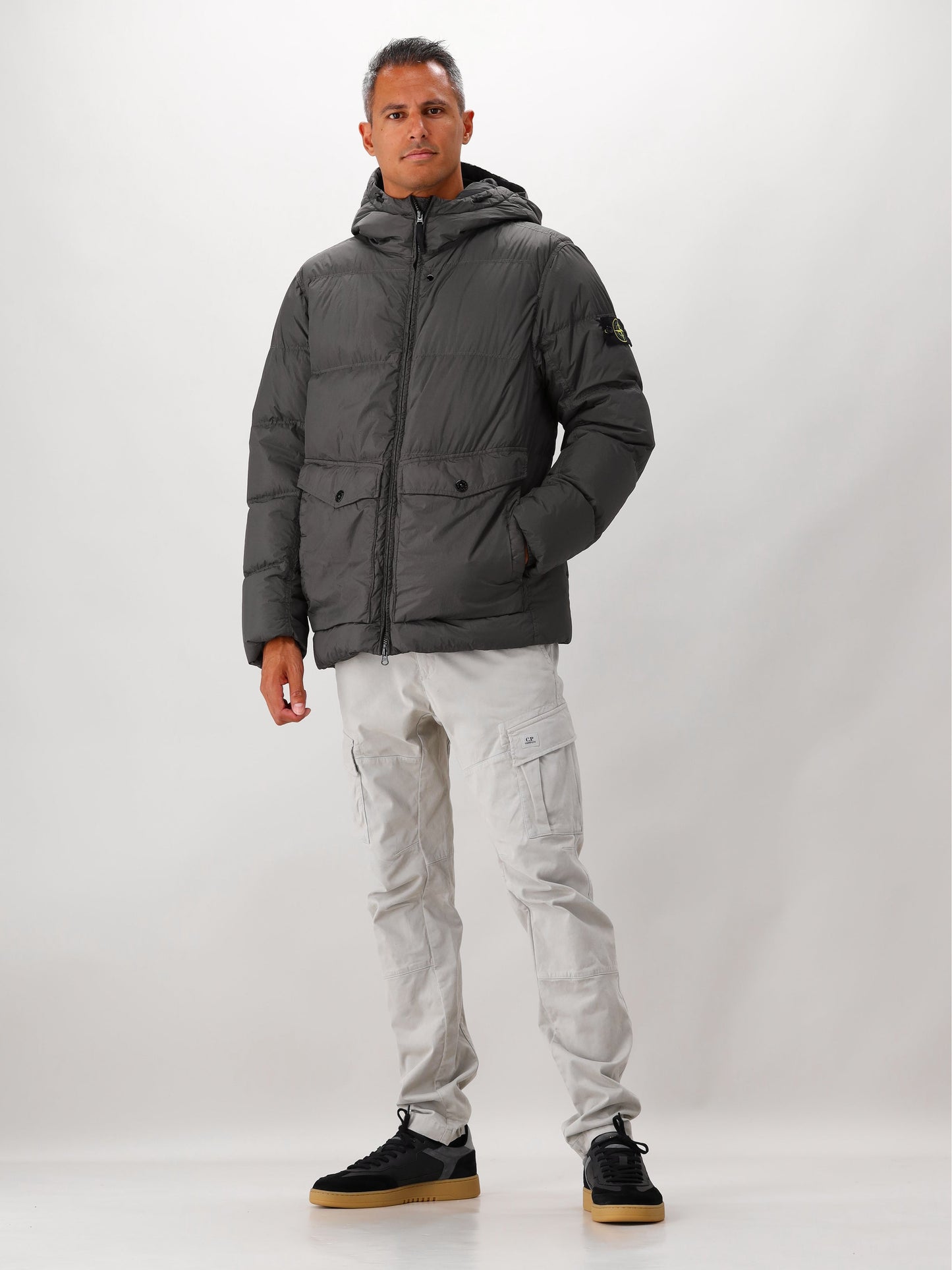 Stone Island Jas Grijs