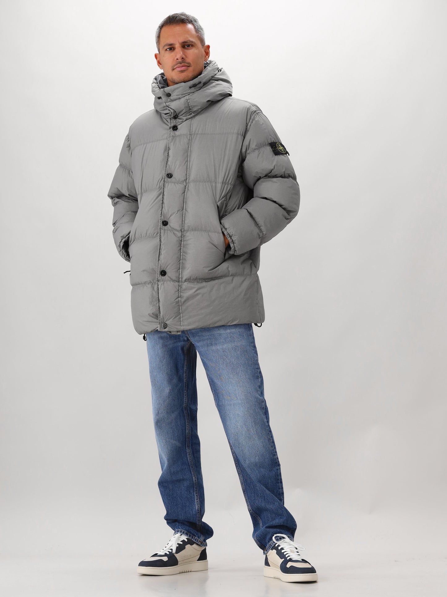 Stone Island Donsjas Grijs