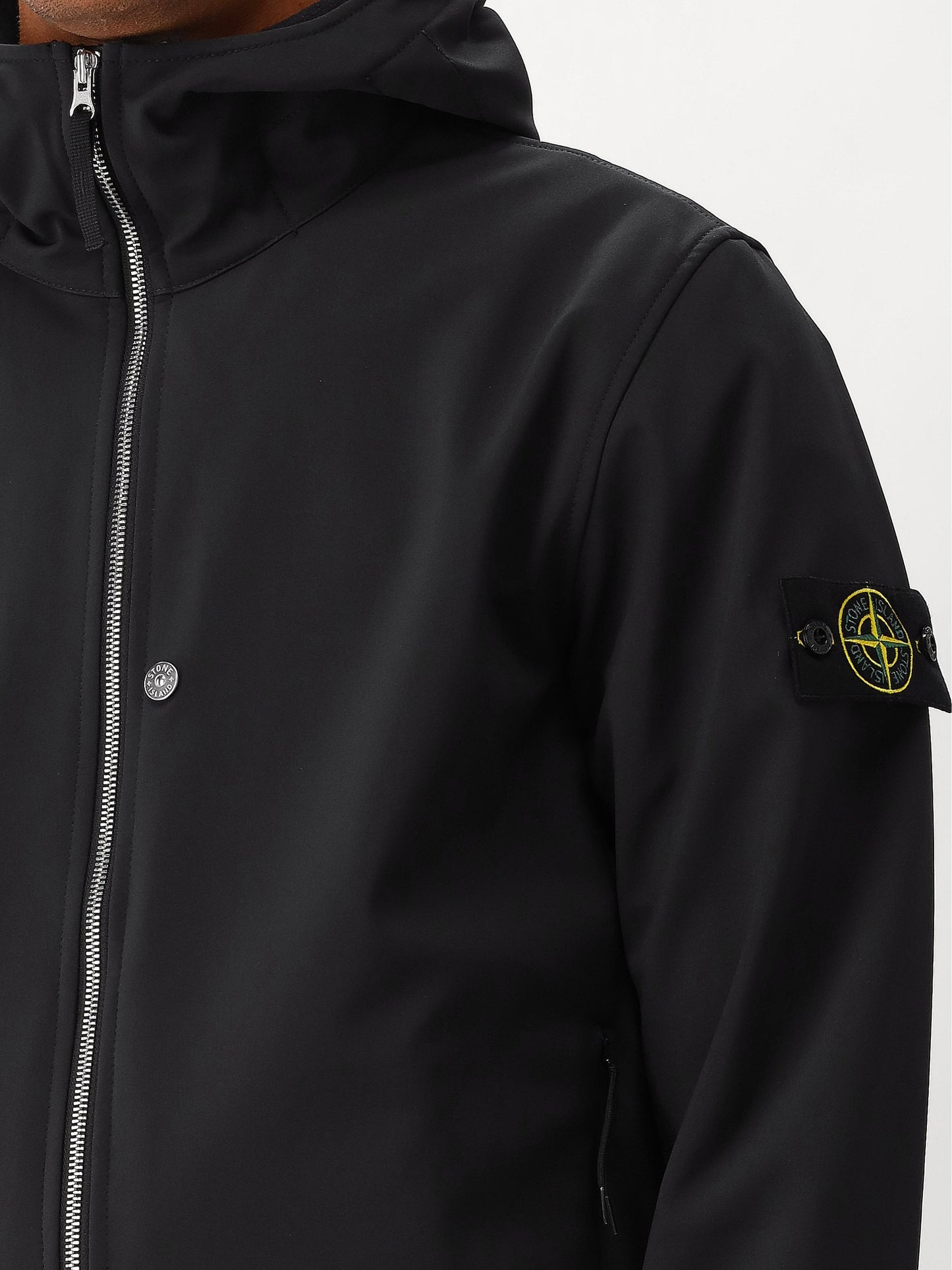 Stone Island Shoftshell Zwart