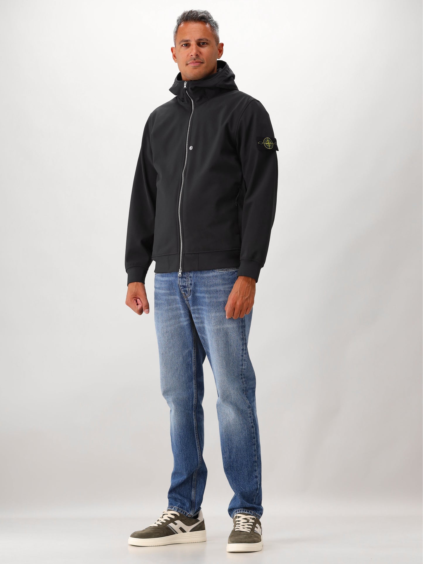 Stone Island Shoftshell Zwart
