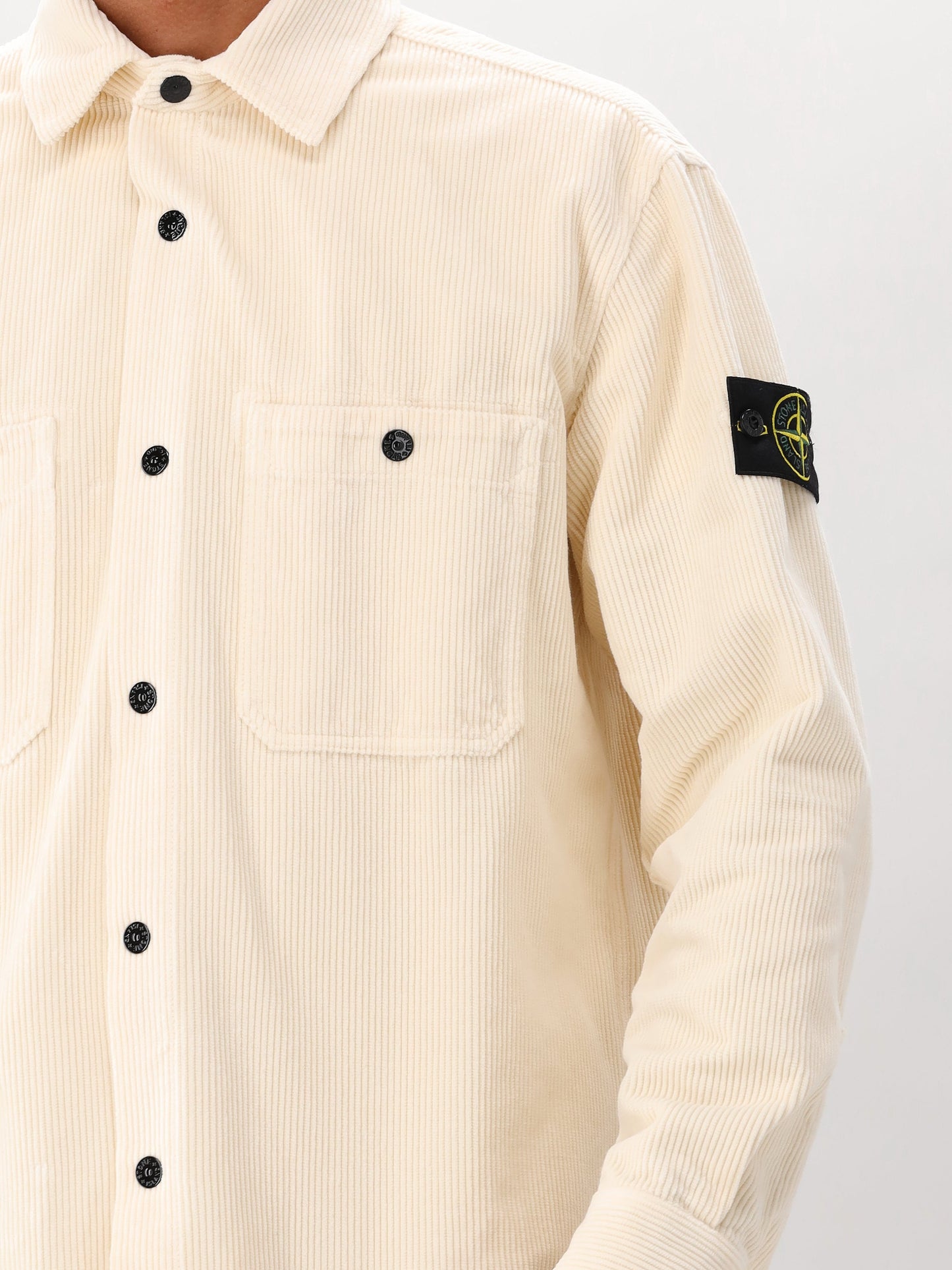 Stone Island Corduroy Overshirt Beige