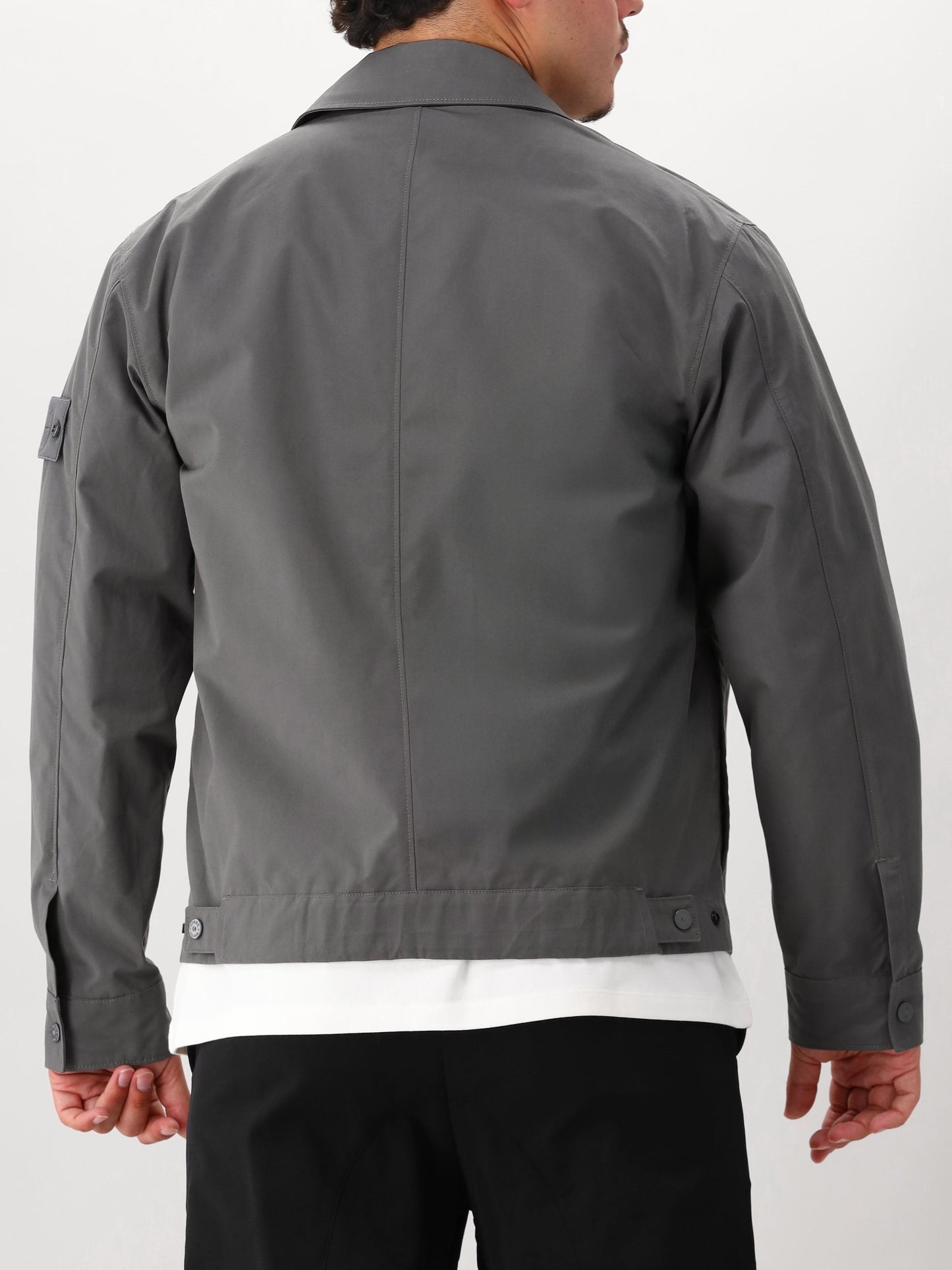 Stone Island Overshirt Grijs Ghost