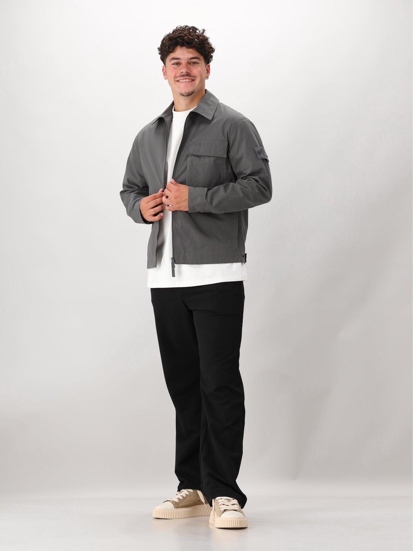 Stone Island Overshirt Grijs Ghost