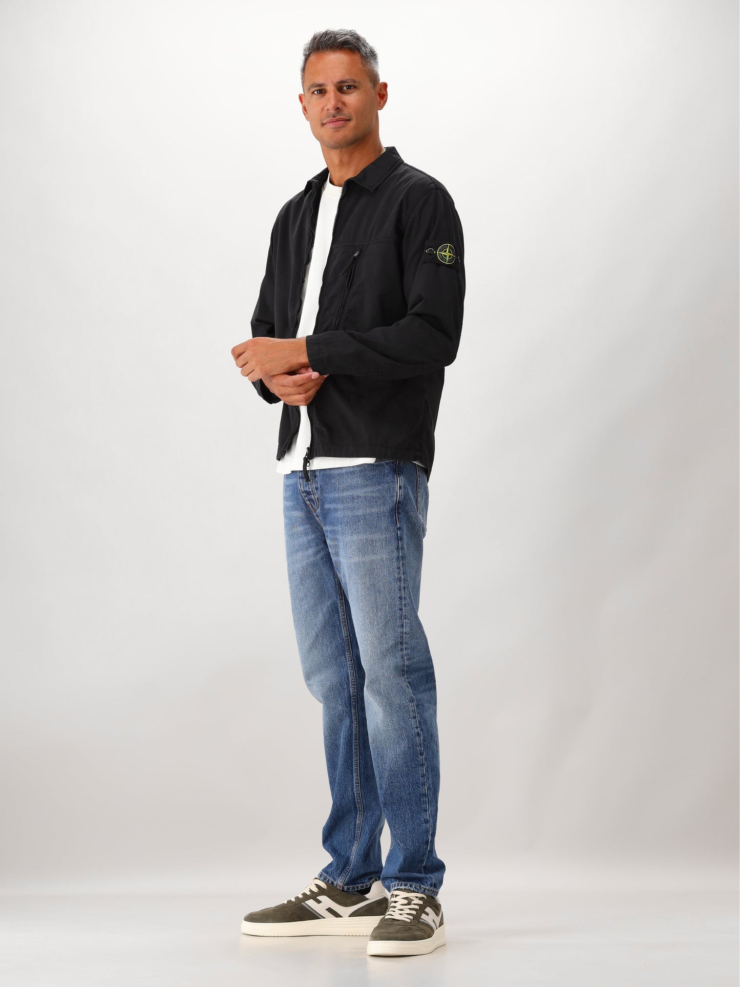 Stone Island Overshirt Zwart
