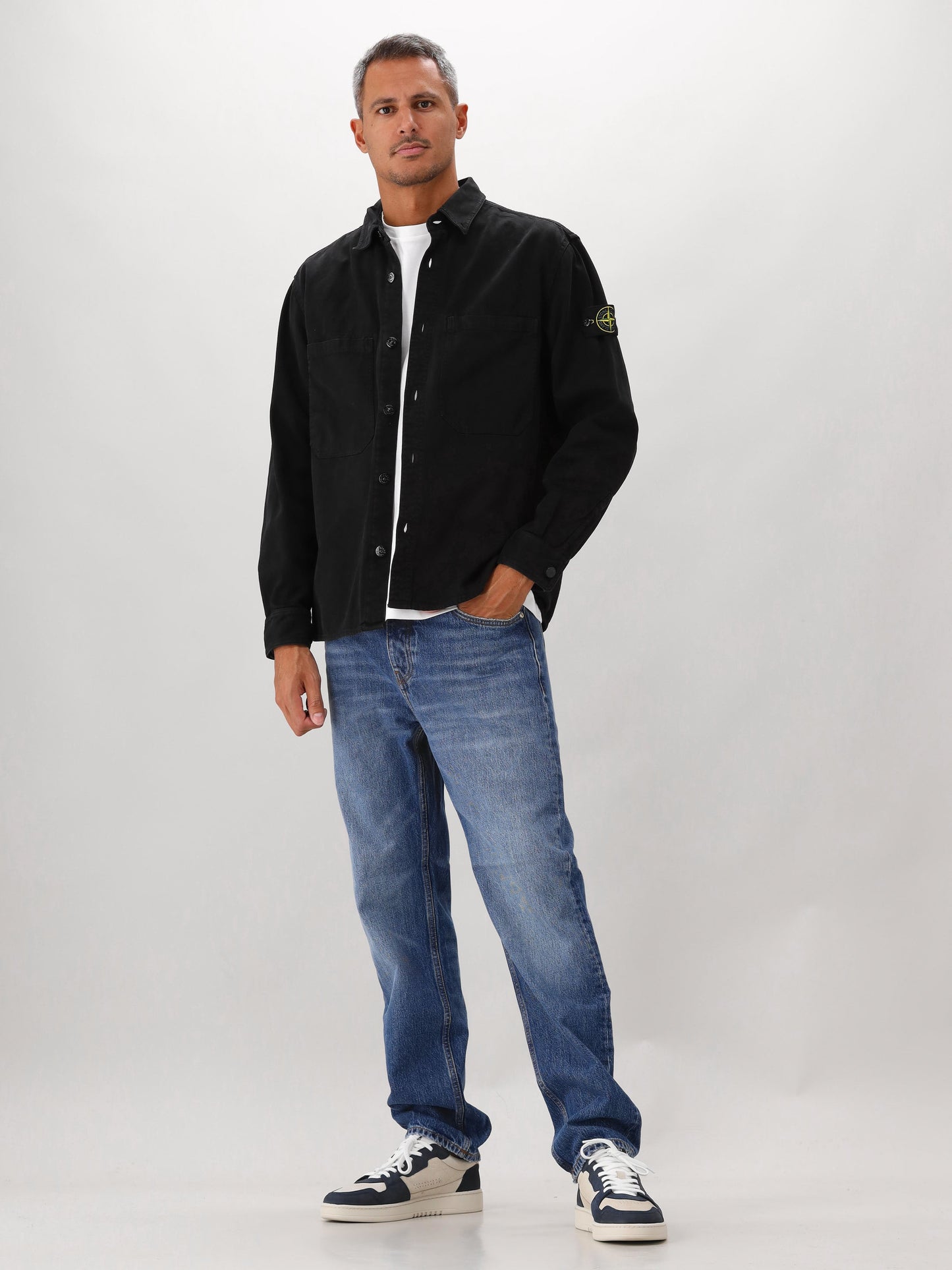 Stone Island Overshirt Zwart