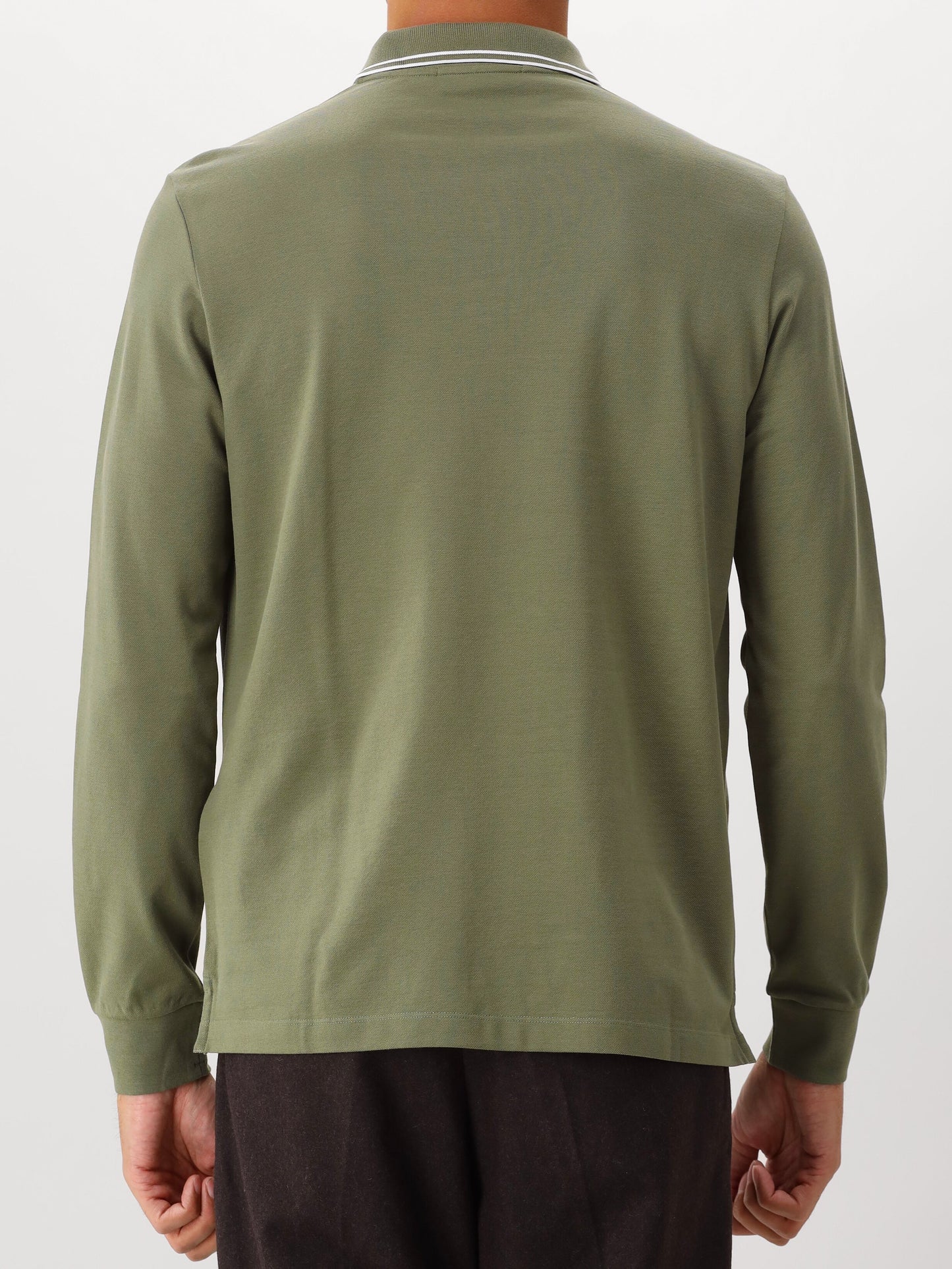 Stone Island Longsleeve Polo Green 2SL18