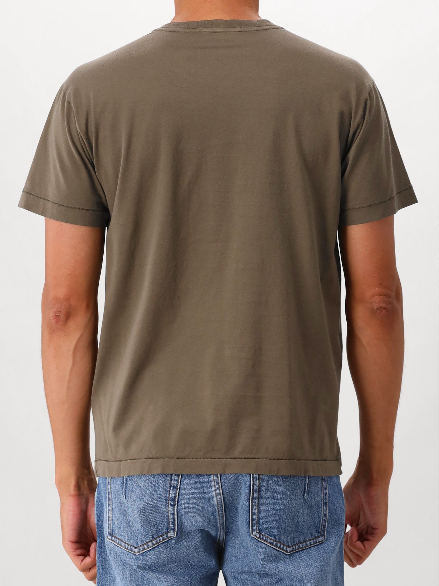 Stone Island T-shirt Groen Patch Logo