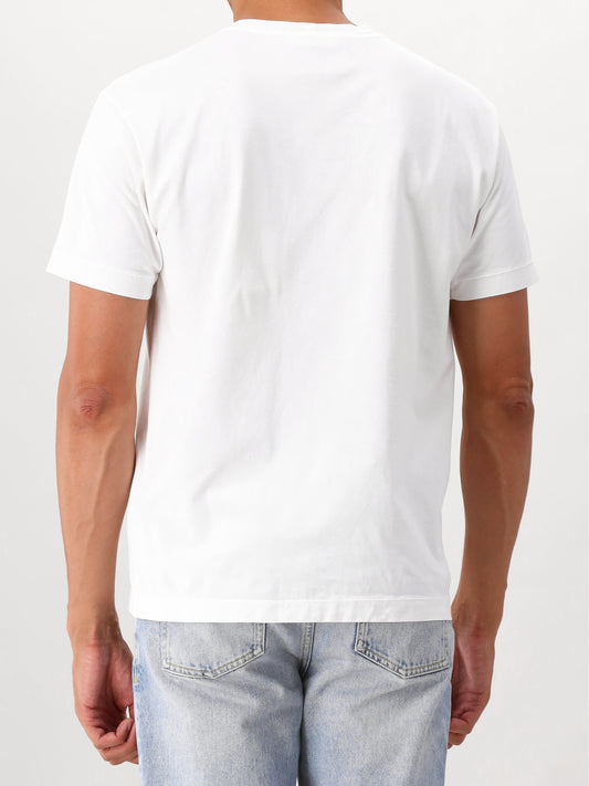 Stone Island T-shirt Wit Logo Patch