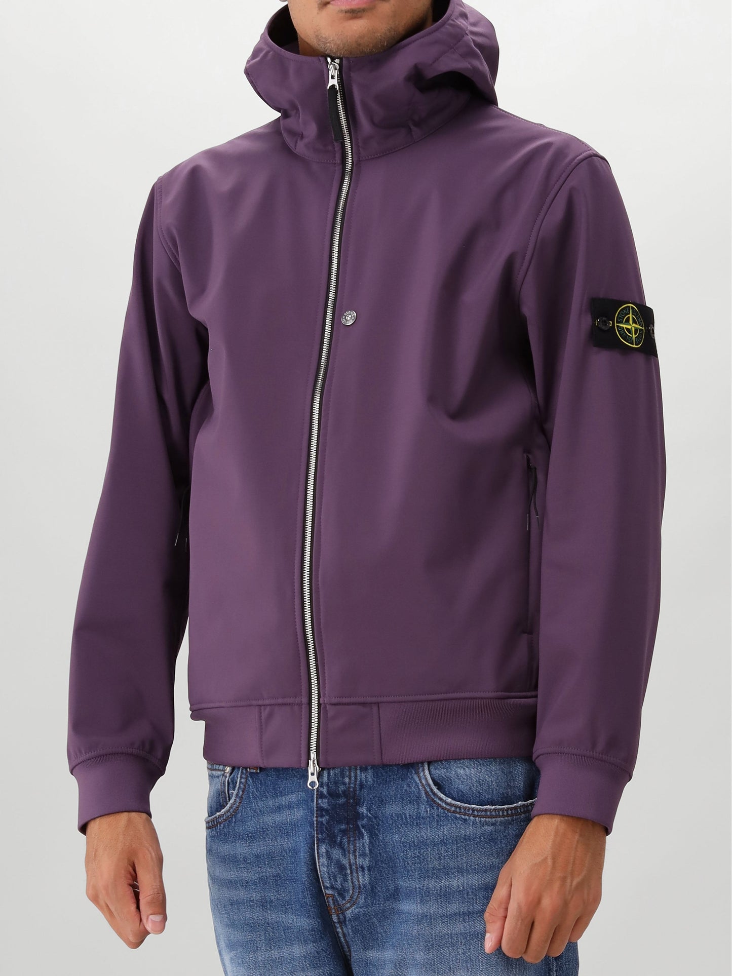 Stone Island Shoftshell Paars