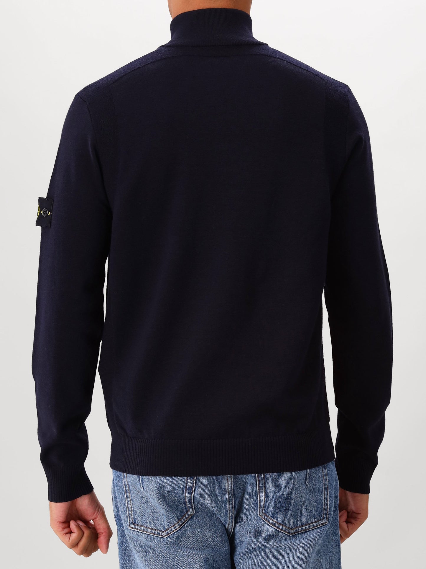 Stone Island Gebreide Trui Blauw