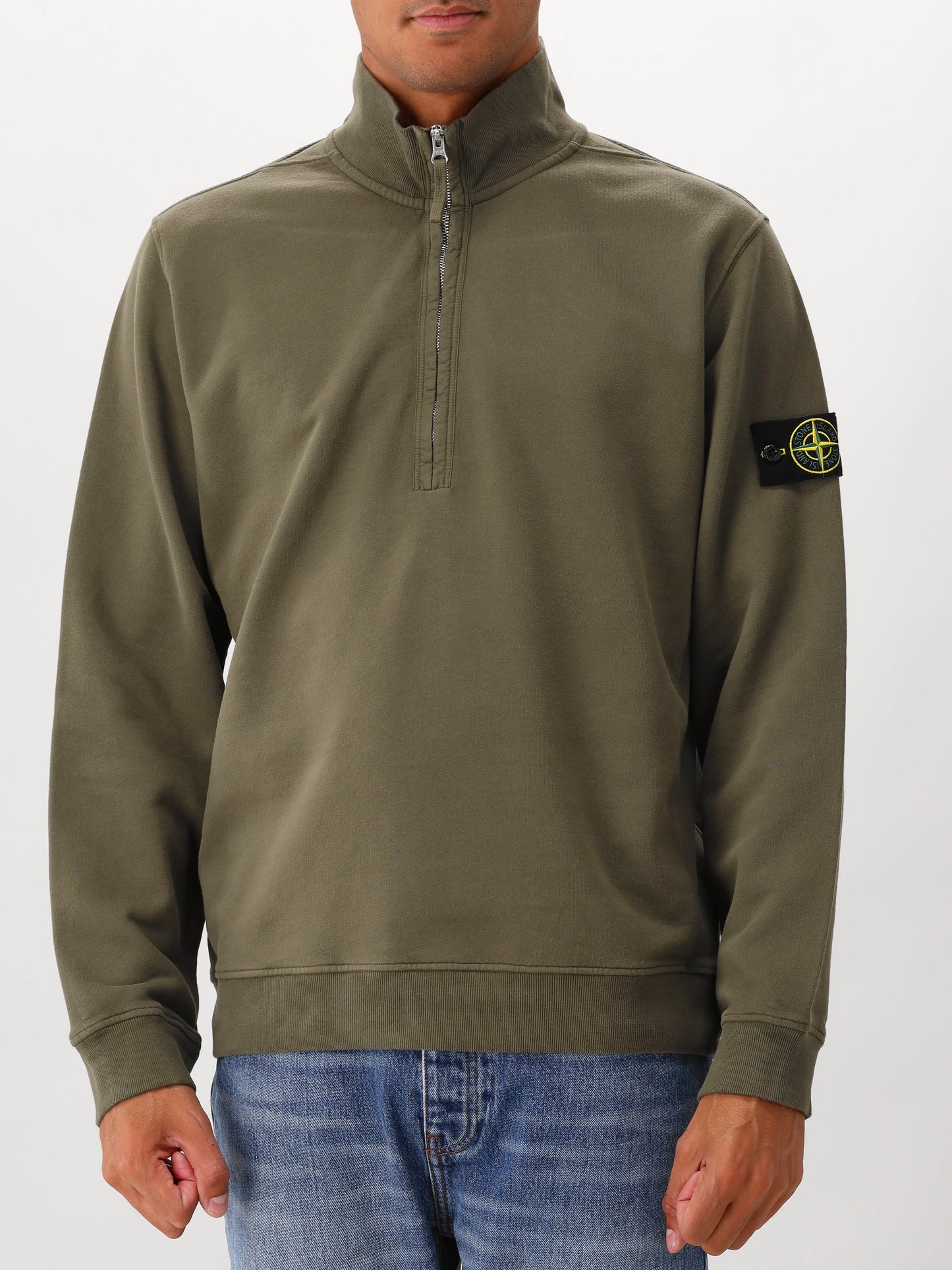 Stone Island Half Zip Groen