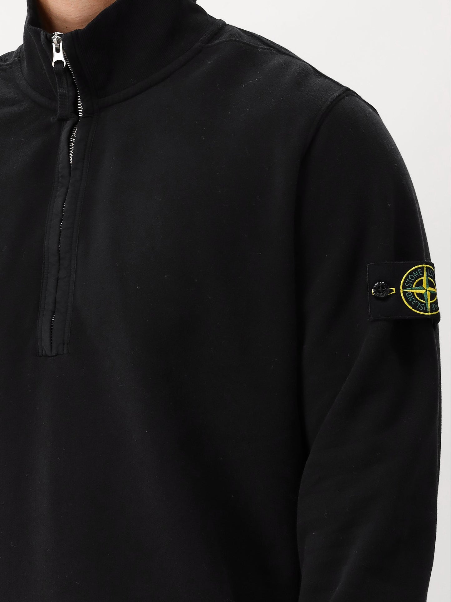 Stone Island Half Zip Zwart