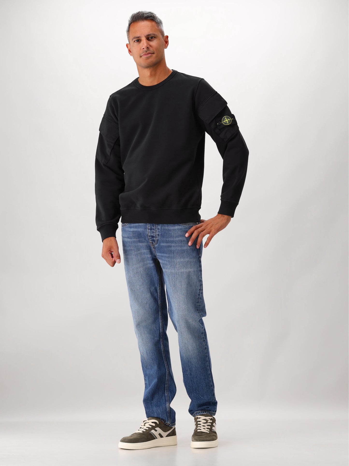 Stone Island Sweater Zwart