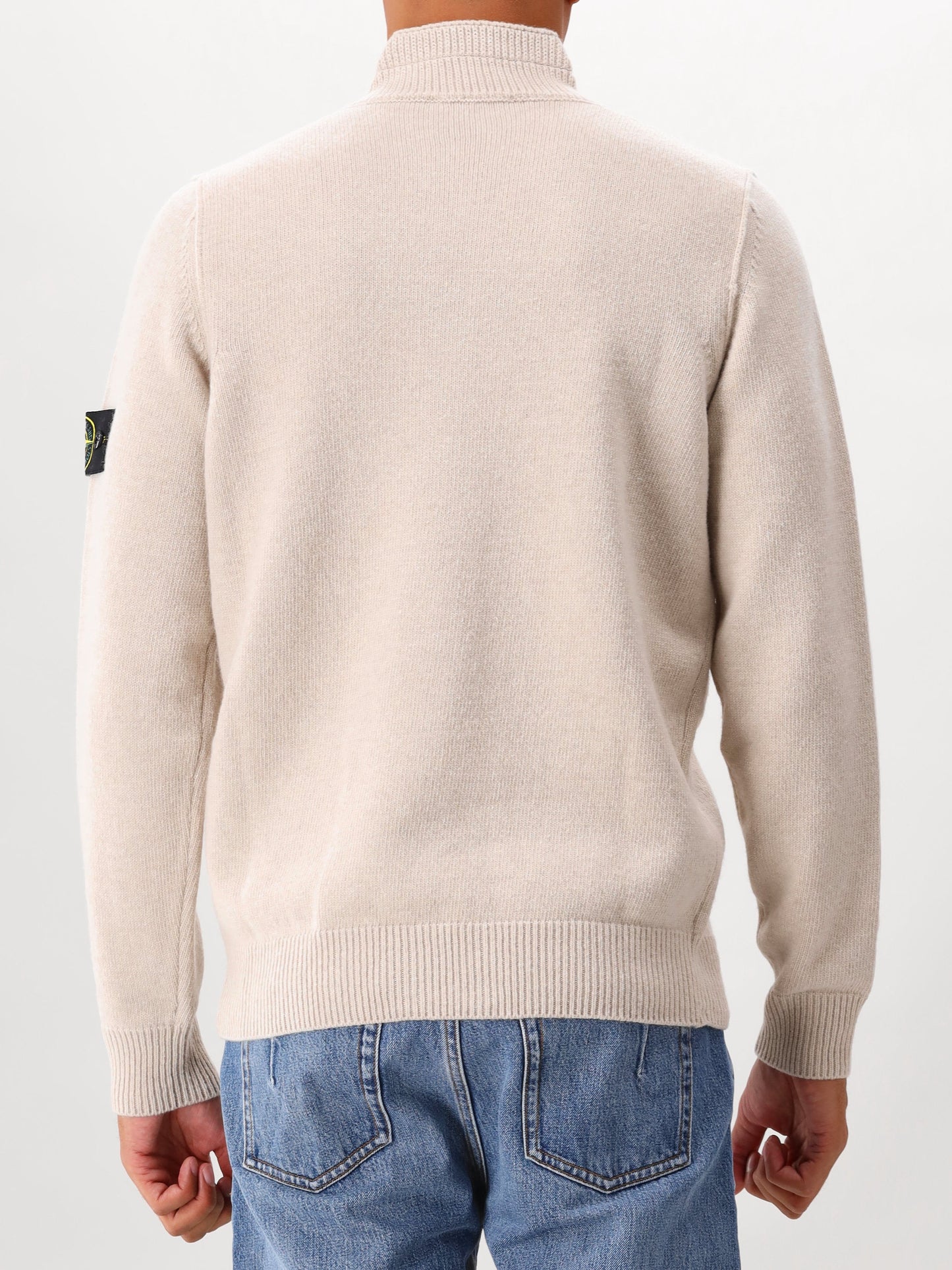 Stone Island Gebreide Trui Beige